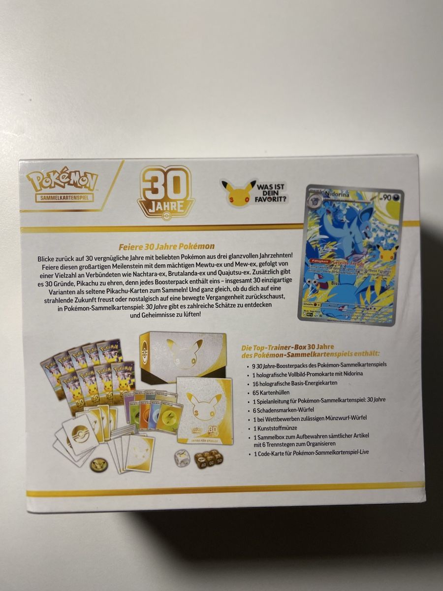 Pokémon Carte collezionabili: pokemon 30 jahre ttb DE – Nuovo e nell'imballaggio originale da Stäfa venduto da JamesO03 1