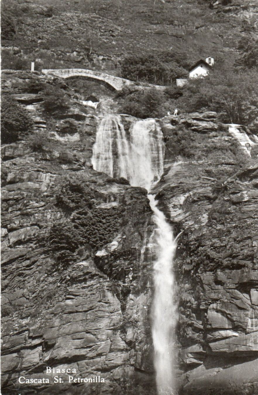 Cartes postales: Biasca - Cascata St.Petronilla – D'occasion à Melano par pisonsdro