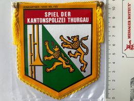 Vintage Fanion/Wimpel   SPIEL DER KANTONSPOLIZEI THURGAU