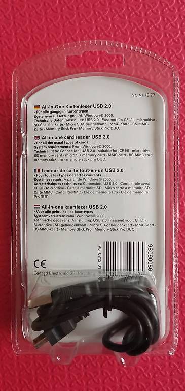 USB Sticks: lecteur carte sd – Gebraucht aus Botterens von laurey38