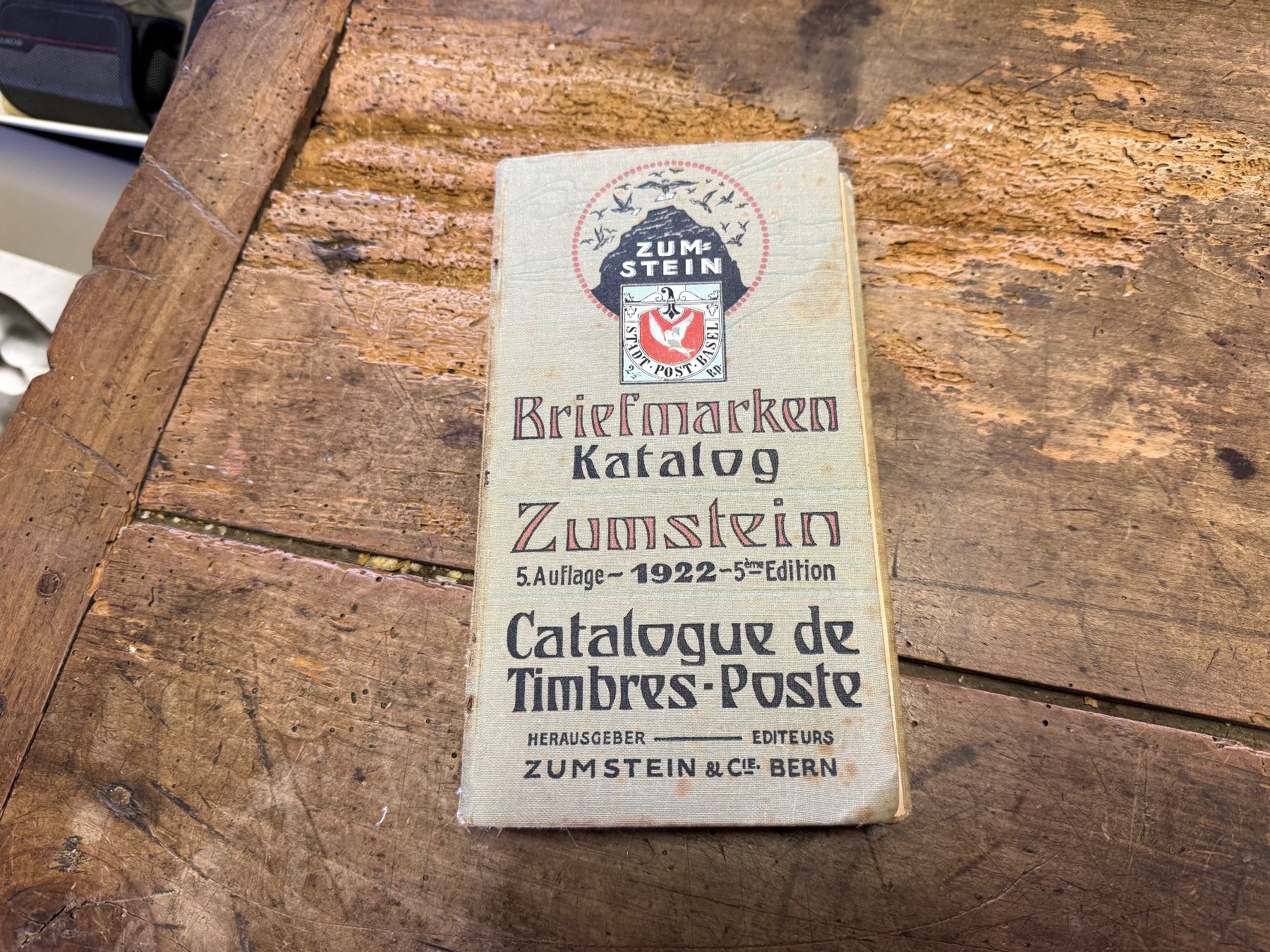 Livres: 1922 ZUMSTEIN Briefmarken Katalog – D'occasion à Bern par Jwpm66