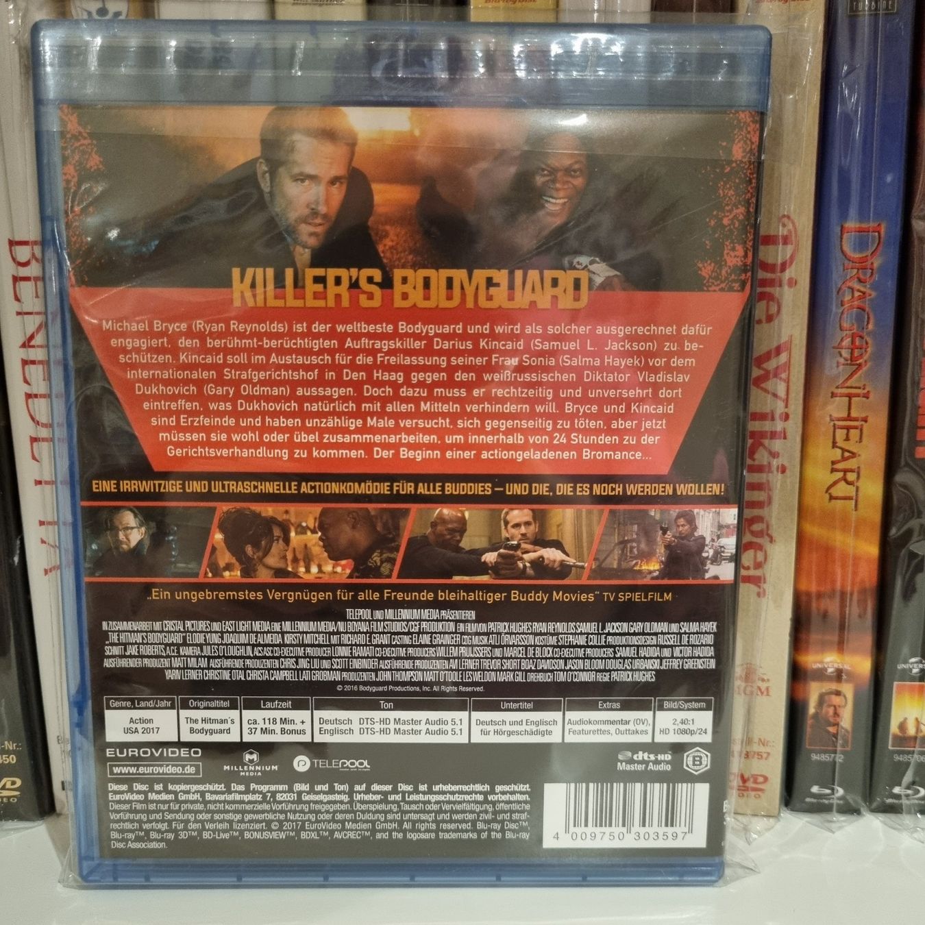 Tutti i DVDs: Killer's Bodyguard [Blu-ray] – Nuovo (secondo la descrizione) da Bremgarten AG venduto da Mediensammler24 1