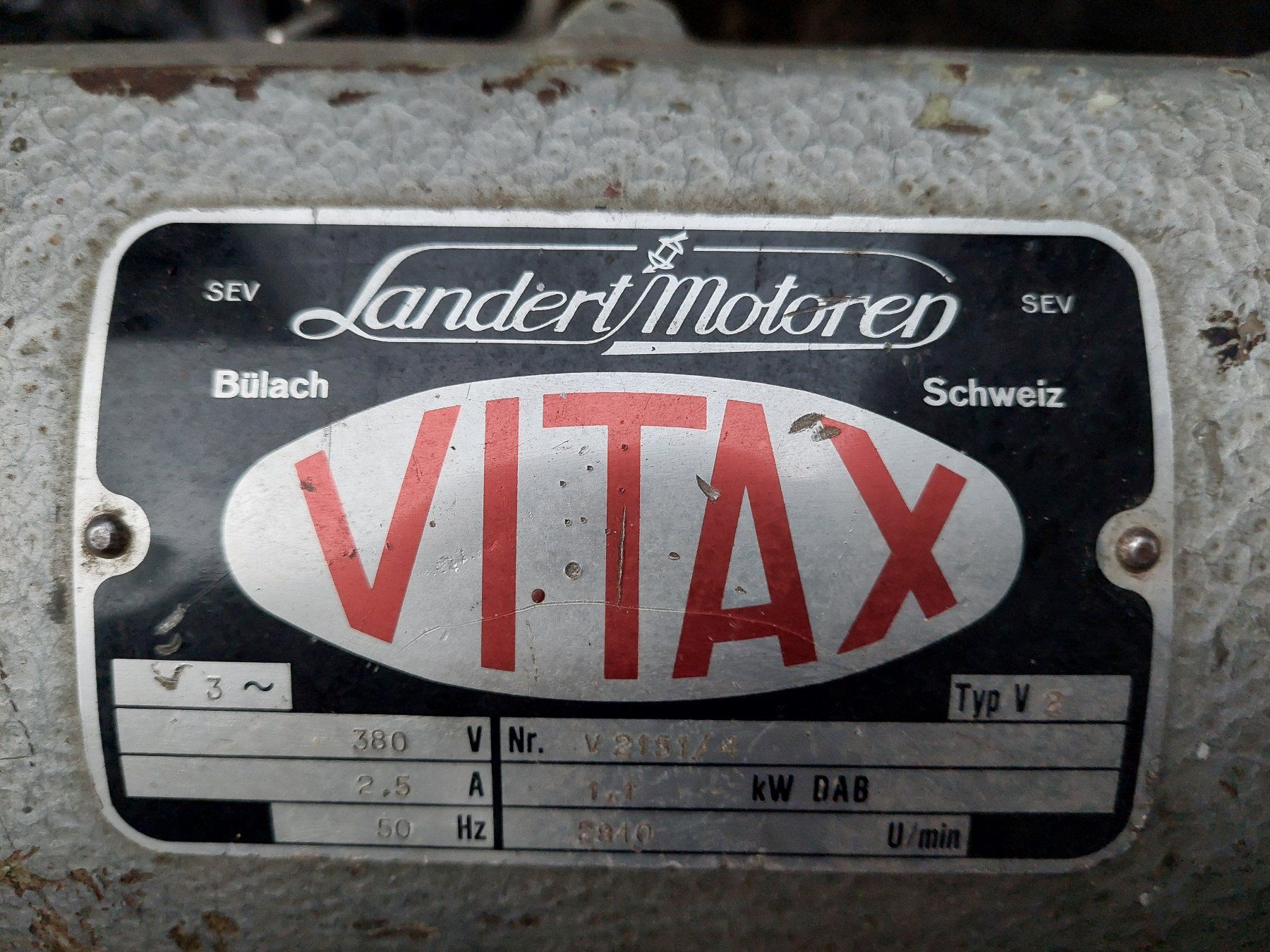 Vitax Schleifen & Polieren: Vitax V2 Doppelschleifmaschine, 380 Volt – Gebraucht aus Muri b. Bern von Spassholz 3