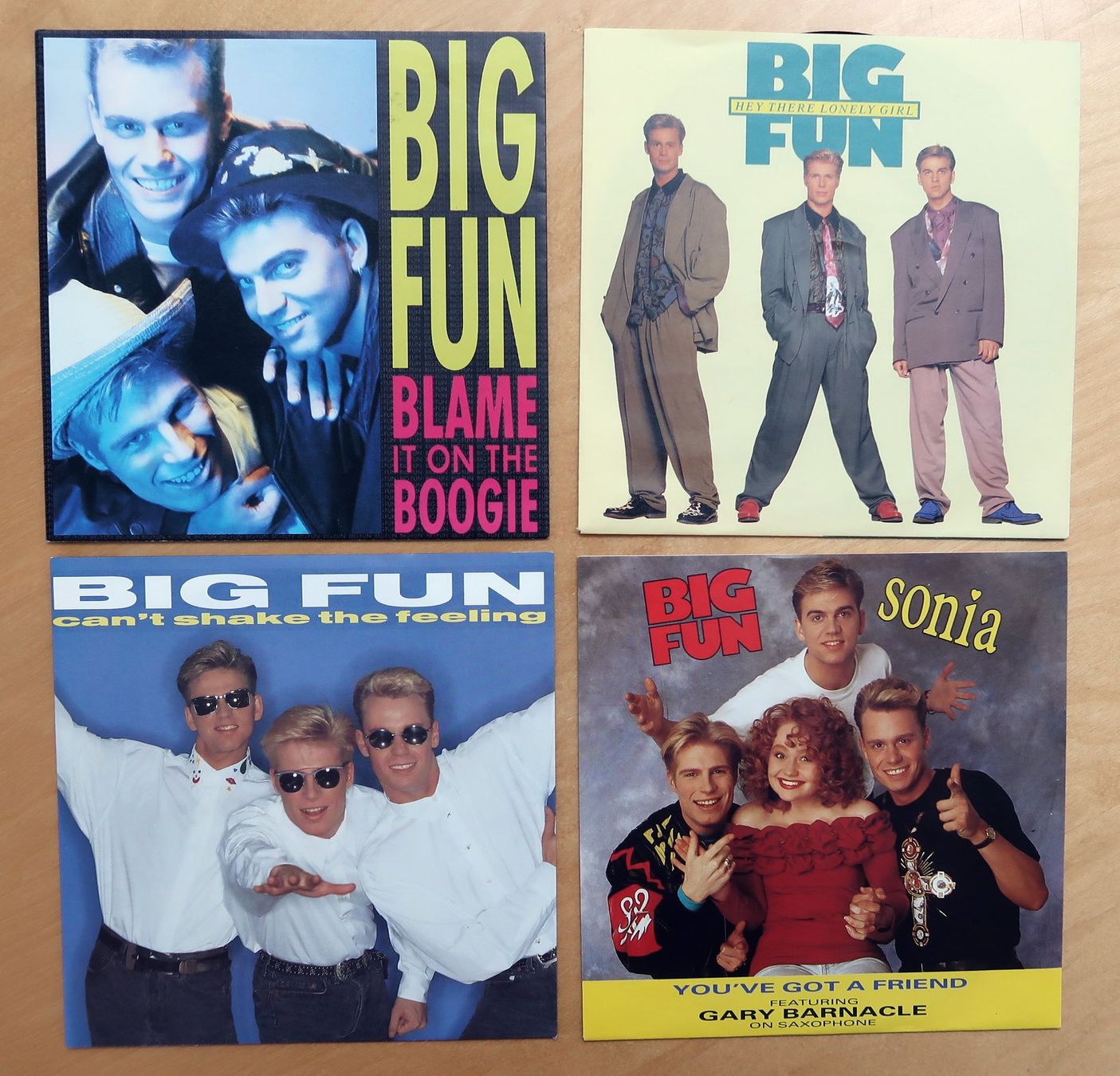 Dischi in vinile: BIG FUN - 4 VINYL SINGLES (NM) – Usato da Hedingen venduto da Studers