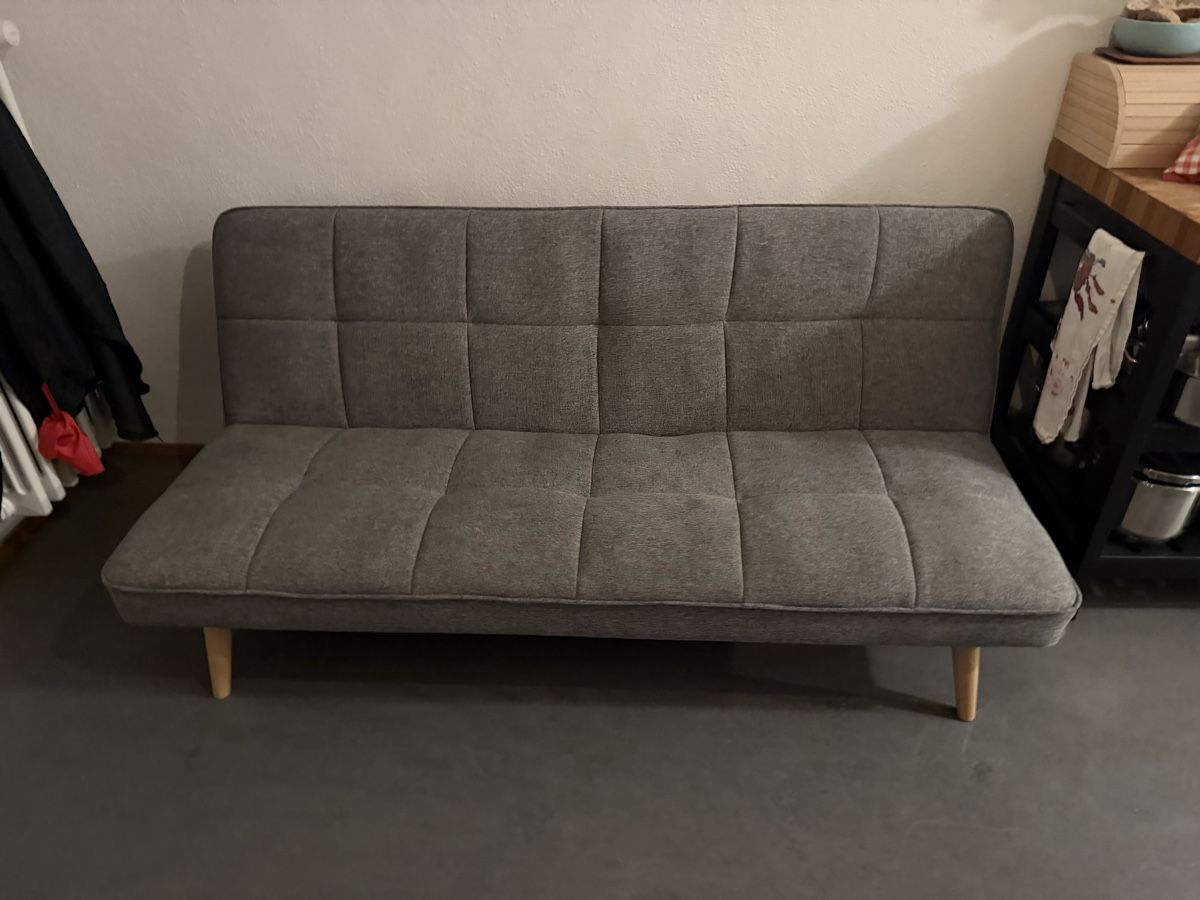 Sofas: Schlafsofa grau – D'occasion à Baden par lid_csg6