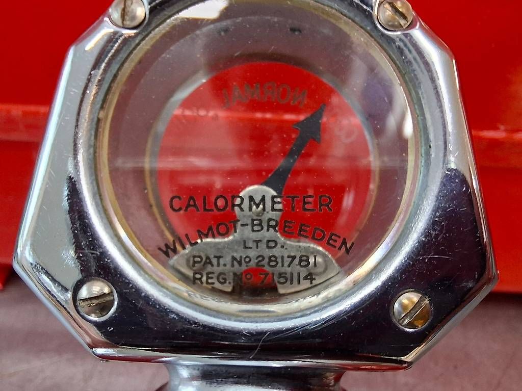 Tutti pezzi di ricambio auto: Calormeter Wilmot Breeden Temperaturanzeige Oldtimer – Usato da Ebmatingen venduto da Moto42 1