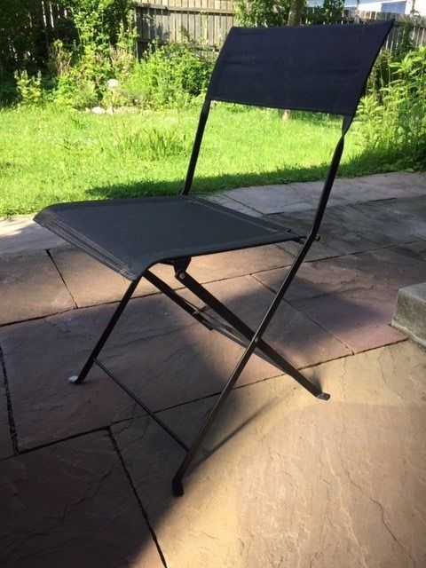 4 Klappbare Gartenstühle Metall Kaufen auf Ricardo