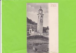 Schiefer Turm in St. Moritz