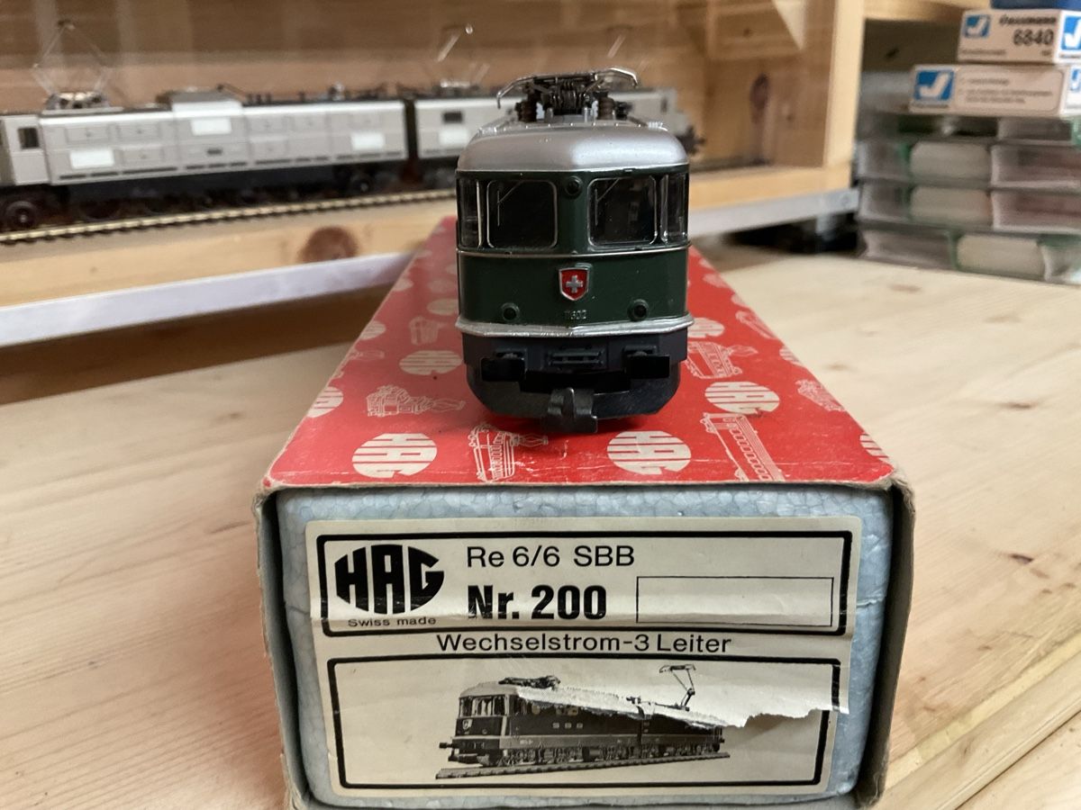 Hag Modellini di ferrovie: Hag Re 6/6 – Usato da Wald ZH venduto da Sbbemilio 7