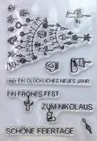 Silikonstempel Ein frohes Fest