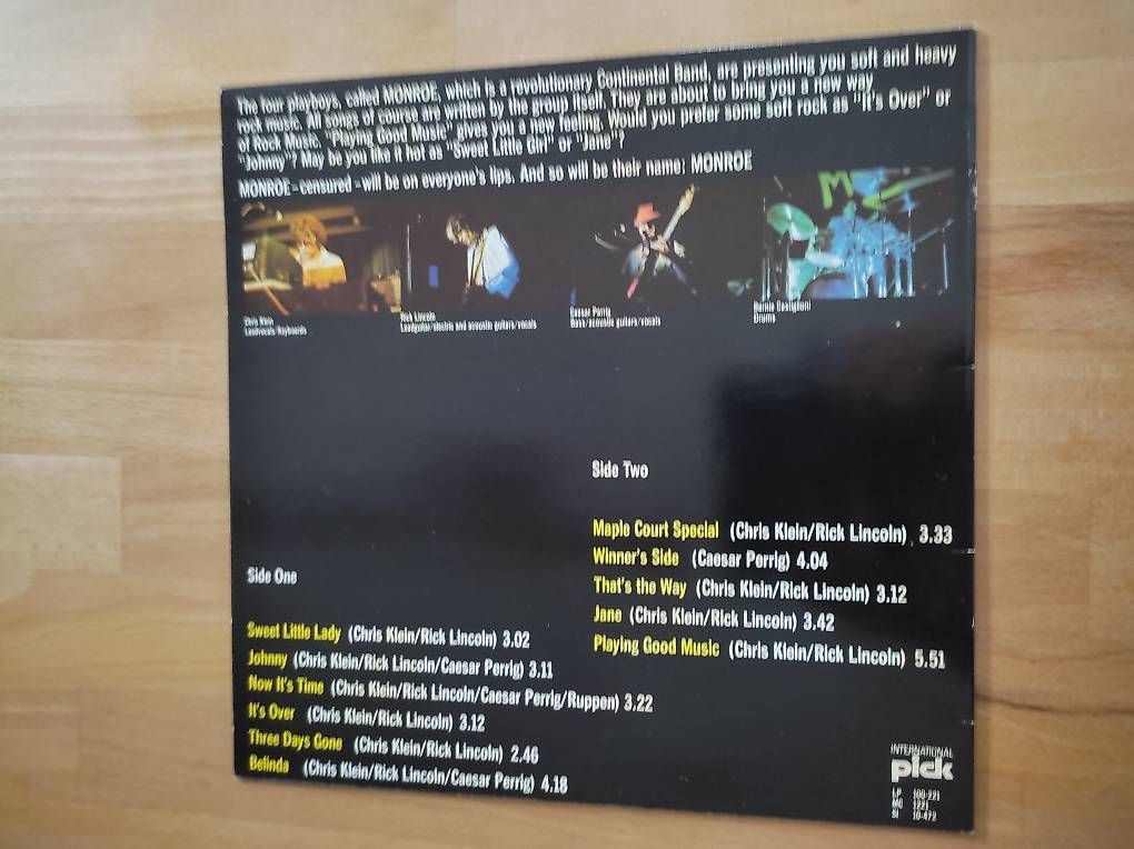 Dischi in vinile: LP Vinyl, MONROE, Censured – Usato da Zielebach venduto da Teneristi 1