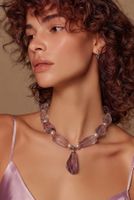 Unikat - wunderschöne Amethyst Kette - NEU
