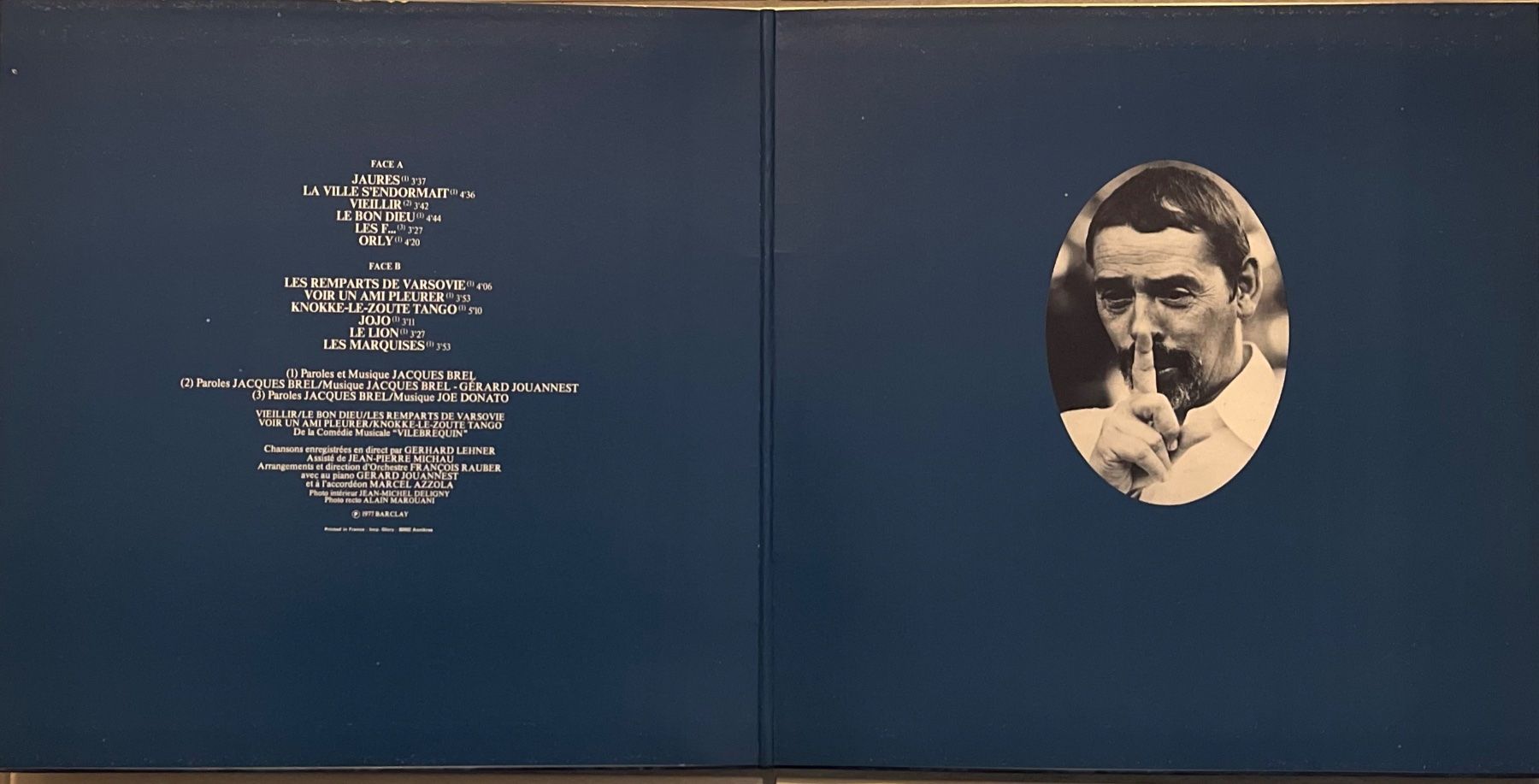 Dischi in vinile: JACQUES BREL - BREL - 33 Tours – Usato da Bussigny venduto da vinyl-pas-cher 1