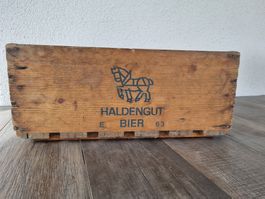 alte Haldengut-Bierkiste von 1963