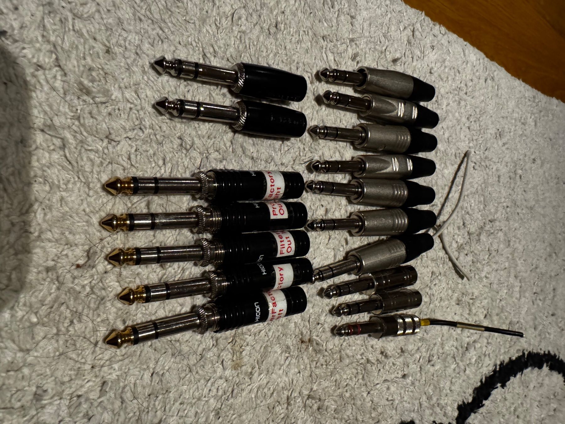 Neutrik Cavi: 17 x TRS Klinke Stecker gemischtes Set – Usato da Zürich venduto da 1cut2