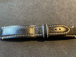 Uhrenbändeli, Leder, schwarz
