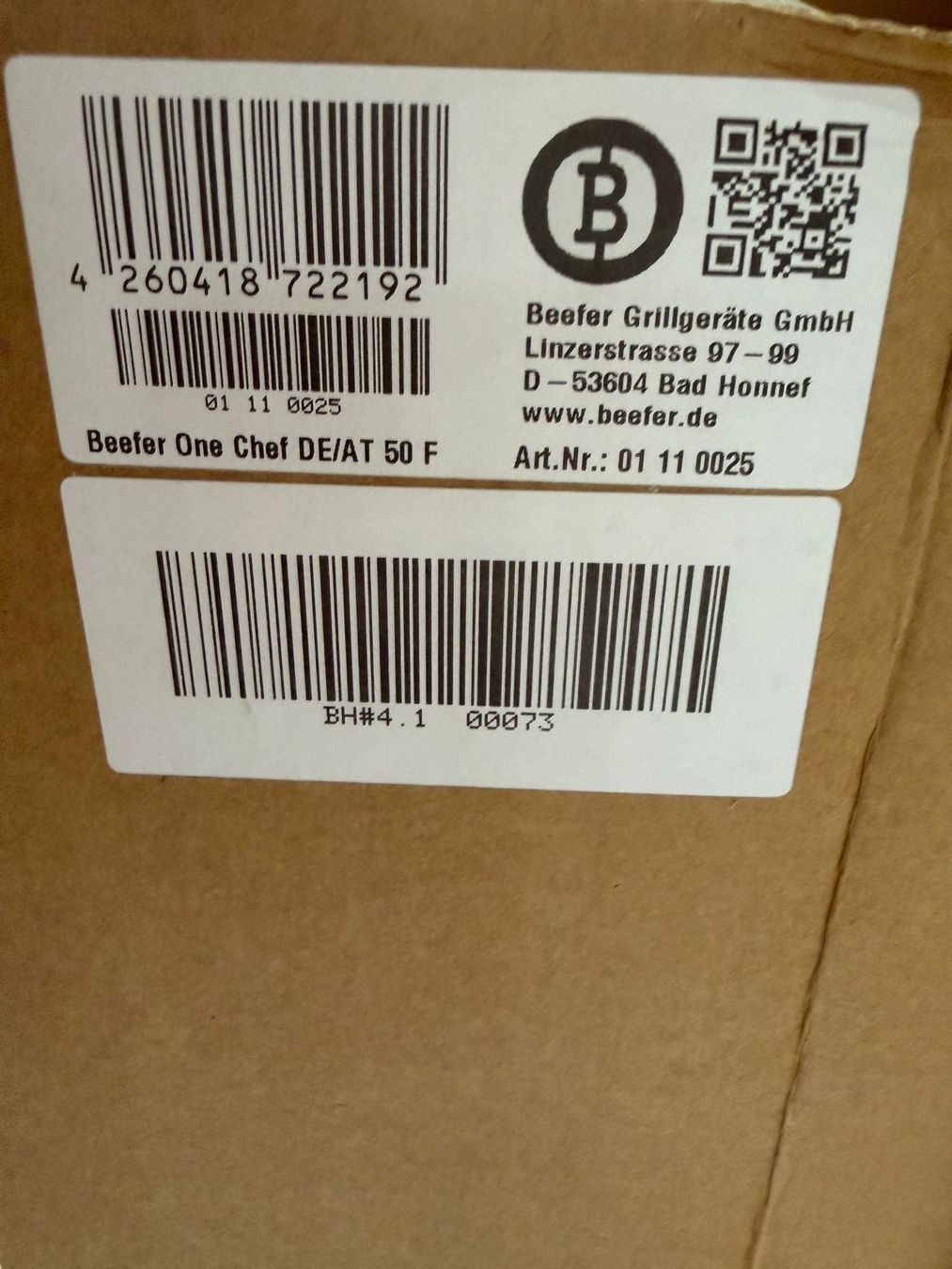Griglie: Beefer One Chef – Usato da Ittigen venduto da Bonaparte67 3
