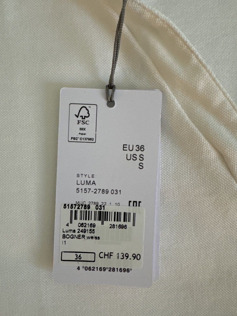 Bogner Magliette Polo: Weisses Golf Polo BOGNER, NEU – Nuovo e nell'imballaggio originale da Binz venduto da kratzer01 1