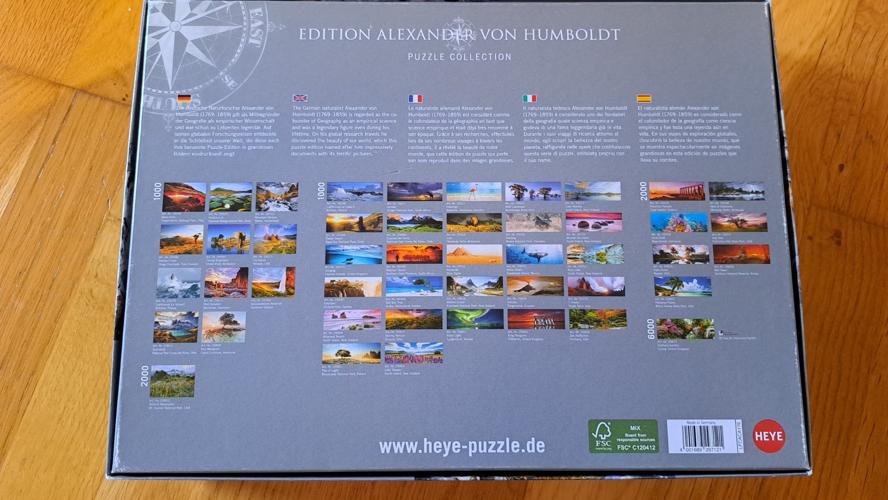 Heye Puzzles: Puzzle Heye 1000 Teile – Gebraucht aus Suhr von masha80 2