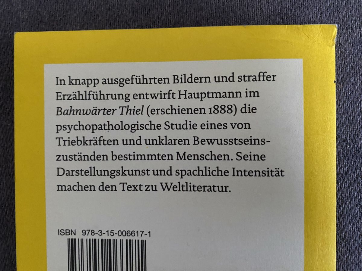 Libri: Bahnwärter Thiel – Usato da Winterthur venduto da m.tix 1