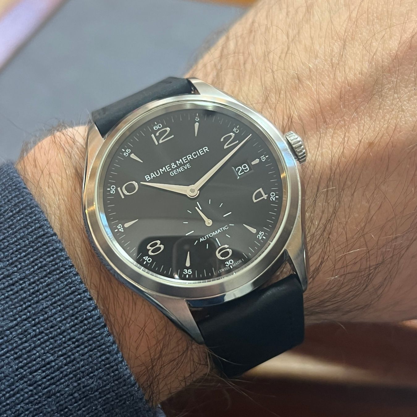 Baume & Mercier Orologi: Baume & Mercier Clifton Automatic Full Set M0A10053 – Usato da Carouge GE venduto da Watchaser 3