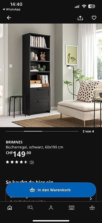 Ikea Étagères: Bücherregal – Neuf avec emballage d'origine à Zürich par lau_9qg7 1