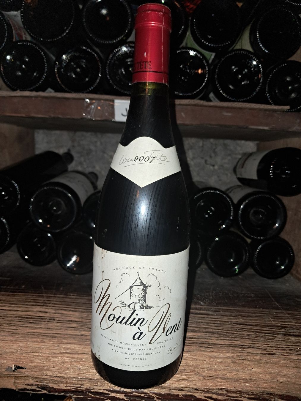 Vino: Moulin-à-Vent maison Louis Tête 2007 – Nuovo e nell'imballaggio originale da Le locle venduto da juliensaran
