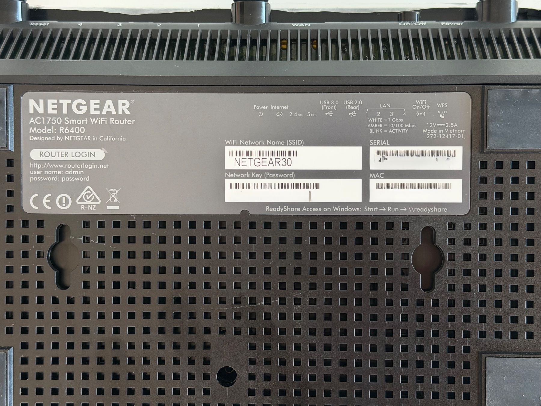 Netgear Modems & Routeurs: Netgear R6400 AC1750 Smart WiFi Router – D'occasion à Zürich par ellaMar 2