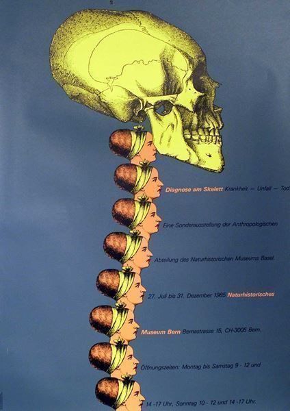 Poster & Bilder: Claude Kuhn, Diagnose am Skelett – Neu (gemäss Beschreibung) aus Bern von Vintage-Art-Poster