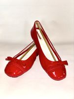 Prada Ballerinas Lack rot - Gr. 36