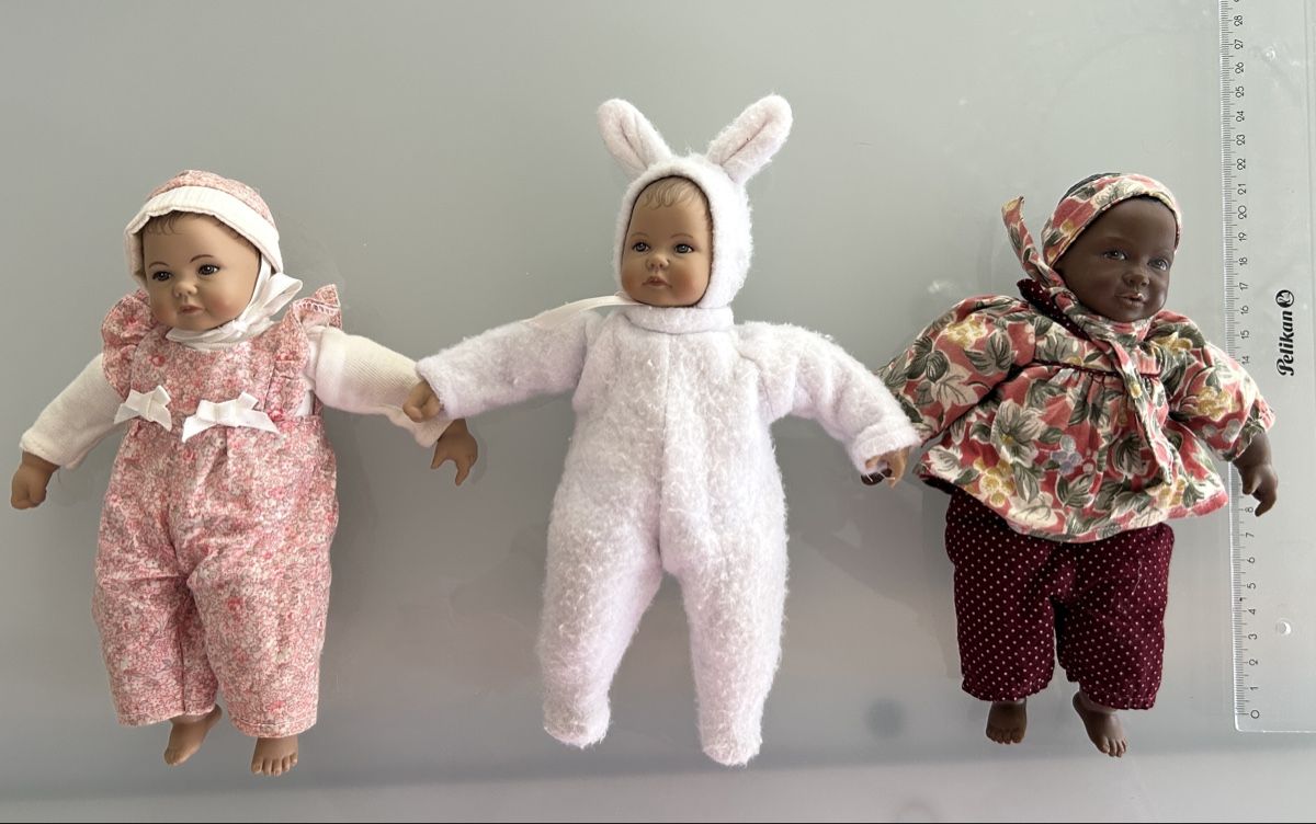 Heidi ott Bambole: 3 kleine original Heidi Ott Puppen – Usato da Küssnacht am Rigi venduto da caka80