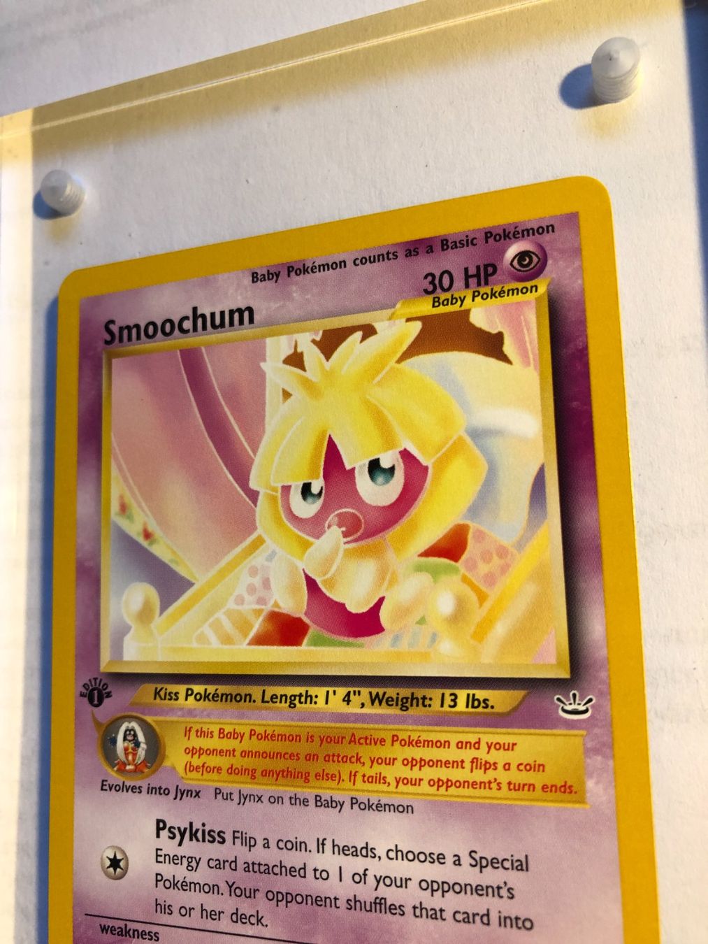 Cartes à collectionner: Smoochum 1st Neo Revelation - MINT - ab 1.- – D'occasion à Giubiasco par dan_pr8b 3