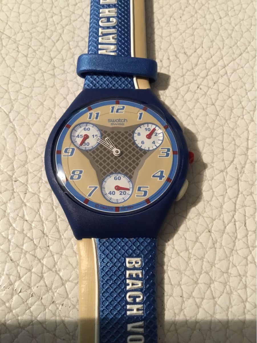 Swatch Orologi: Swatch chrono Beach volley – Nuovo e nell'imballaggio originale da Neuchatel venduto da RinoICF