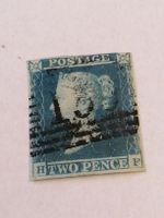 Two Pence Blue 1841, Platte 3