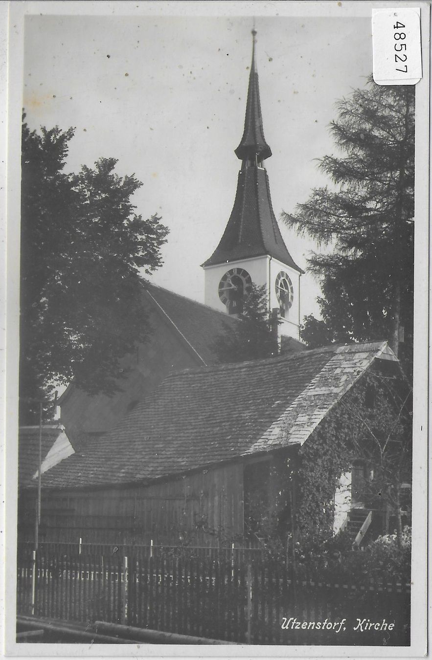 Ansichtskarten: Utzenstorf - Kirche – Gebraucht aus Ettingen von Kartenplanet