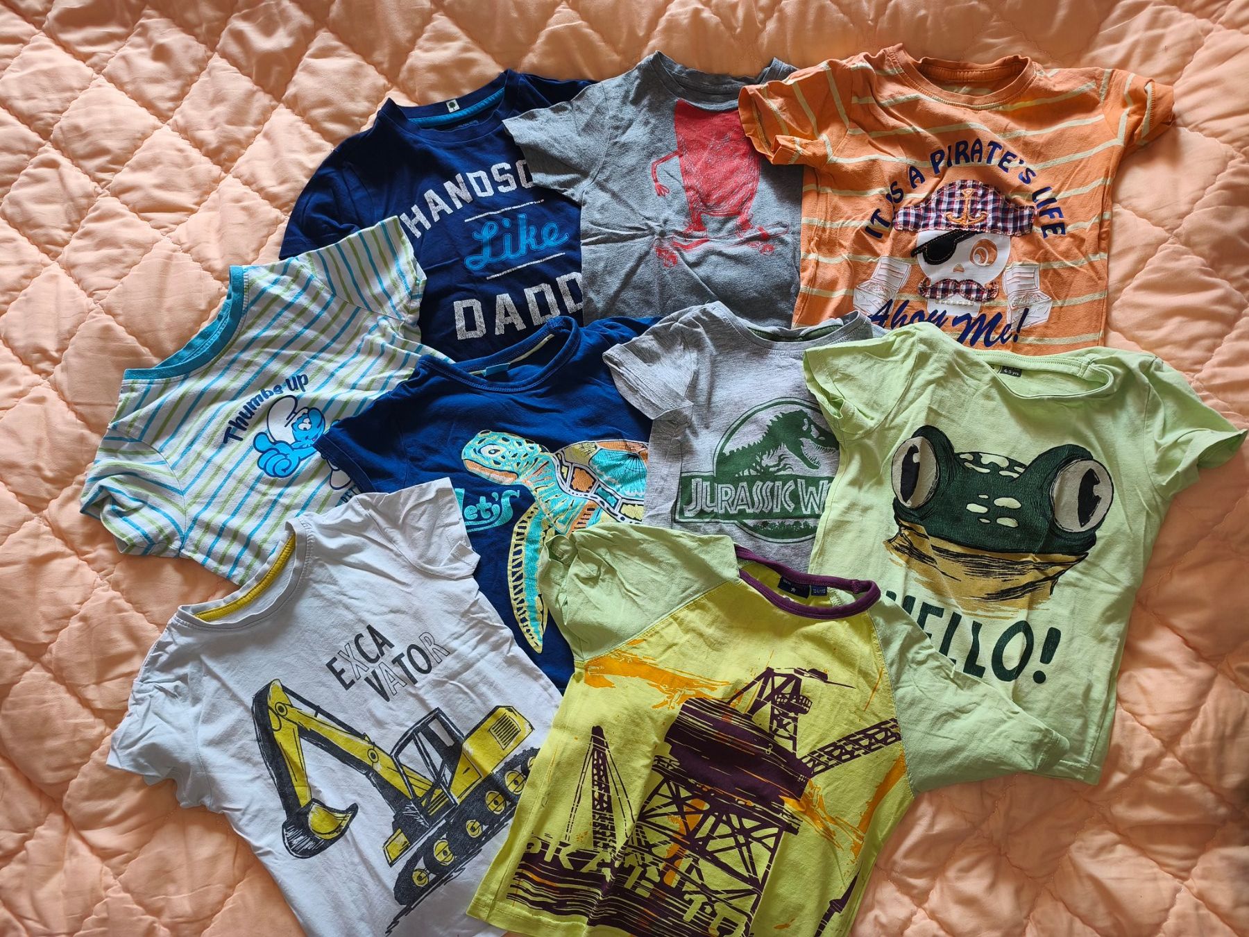 Camicie, T-shirt & Polo: 19St. T-Shirts, Gr. 110 – Usato da Bätterkinden venduto da rai_ctw5