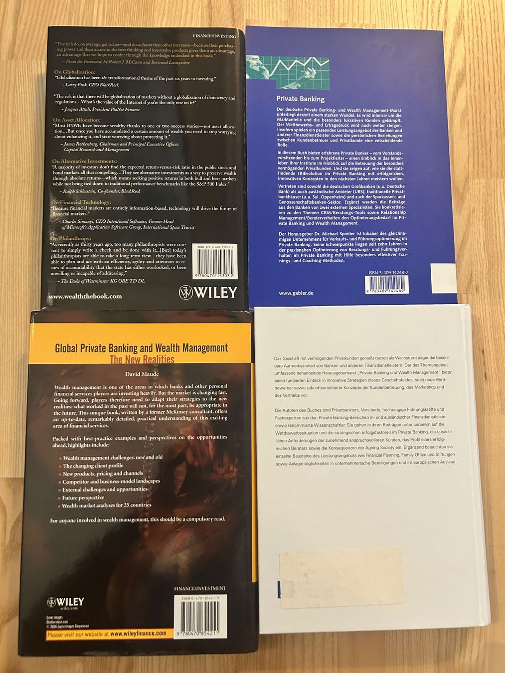 Libri: Fachbuchsammlung Wealth Management/Private Banking – Usato da Brüttisellen venduto da ThommyK 1