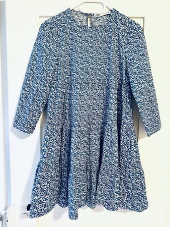 Zara Blue Floral Dress - M