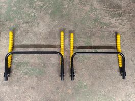  2 Klappbarere Fahrrad Wandhalter