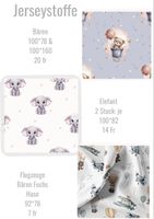 Stoffpaket Jersey und Baumwollstoffe