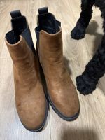 Stiefeletten Damen braun Wildleder Optik Grösse 38 neu