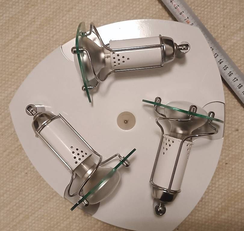 Lampadari & plafoniere: Deckenlampe Deckenleuchte Dreiflammige mit Spots – Nuovo e nell'imballaggio originale da Bern venduto da sv-trade