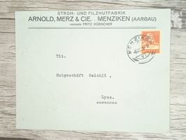 TR20 Enveloppe + Timbre Suisse 1925