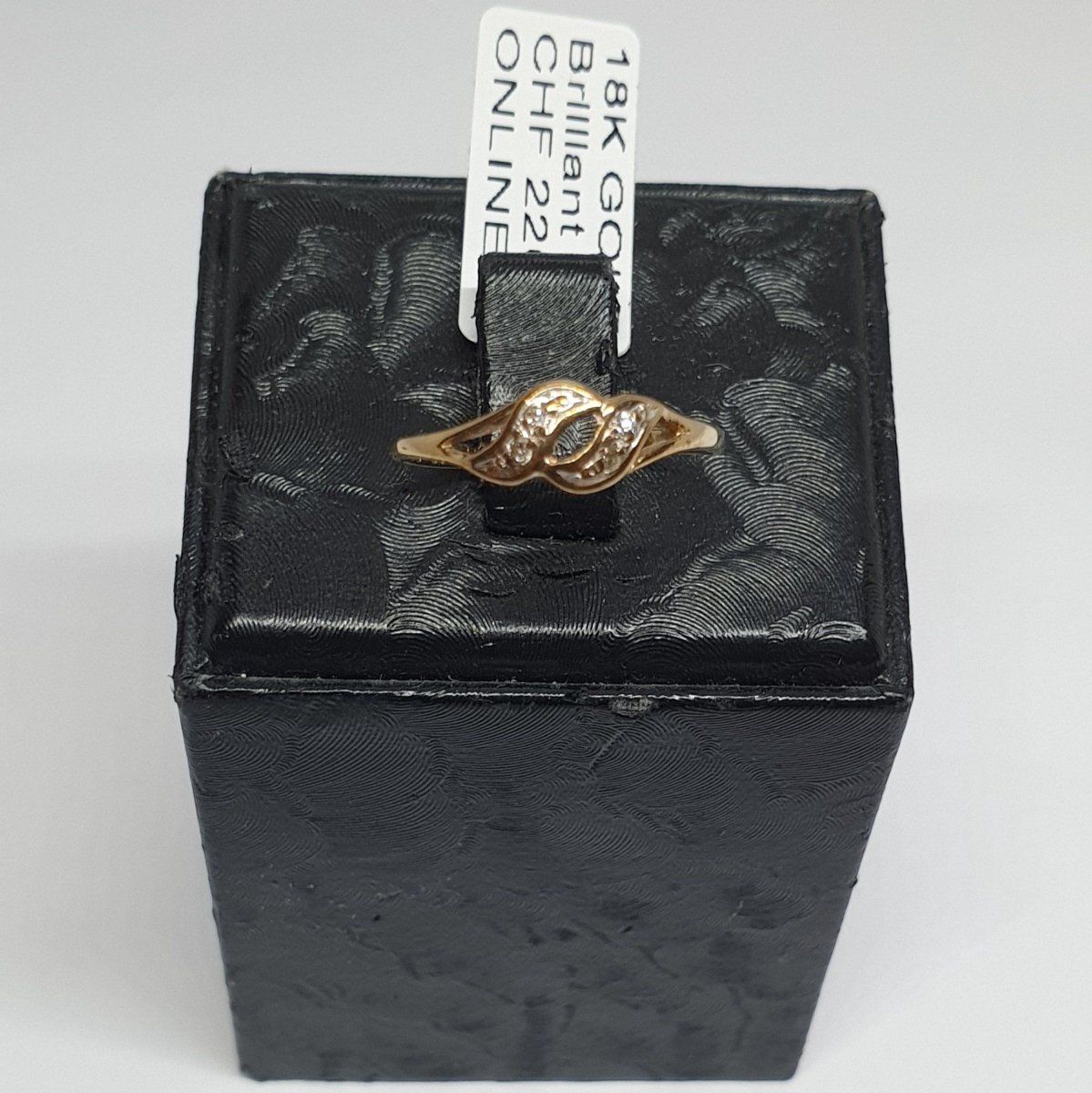 Anelli: Echt 18K Gold - Brilliant Ring – Usato da Luzern venduto da luzerngoldhaus