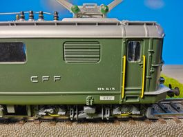 Hag 220 _ Lokomotive SBB Re 4/4 _ 10035 grün _ AC Spur H0