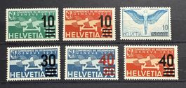 Lot Flugpostmarken postfrisch SBK 49.-