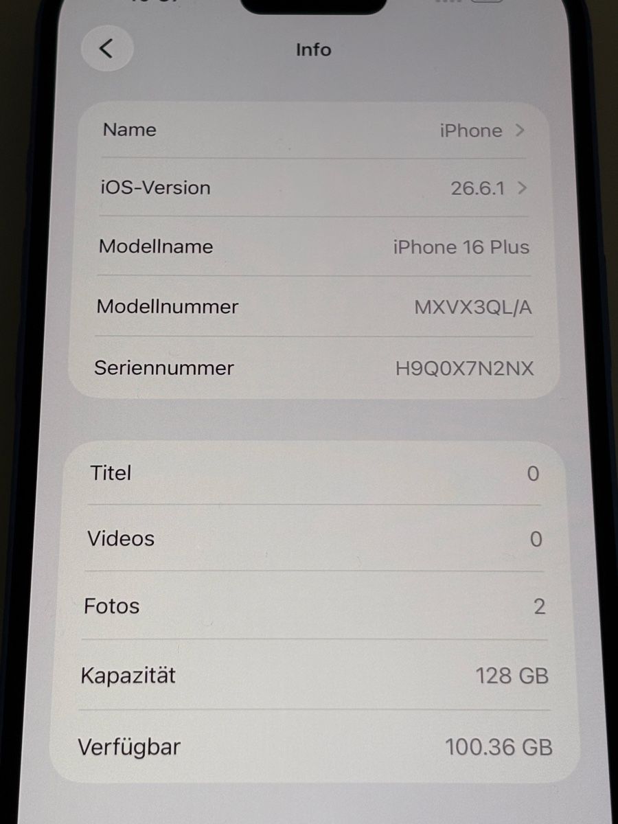 Apple Telefoni cellulari / Smartphones: Top iPhone 16 Plus, 128 GB Ultramarinblau – Nuovo (secondo la descrizione) da Ostermundigen venduto da Ital12 1
