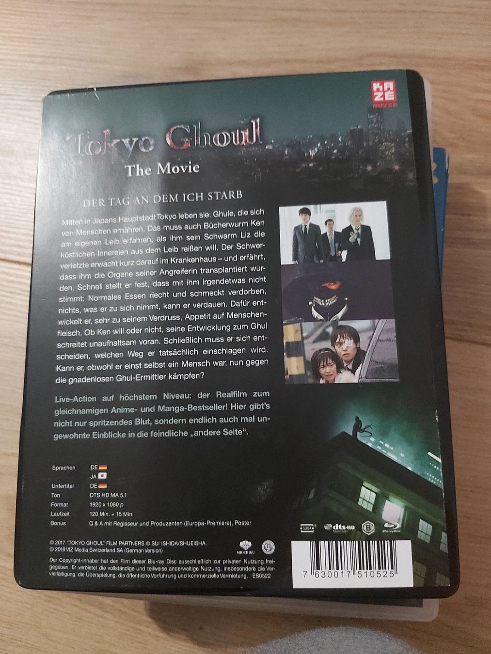 Tutti i DVDs: Tokyo Ghoul Realfilm – Usato da Pratteln venduto da bue_s5jc 1