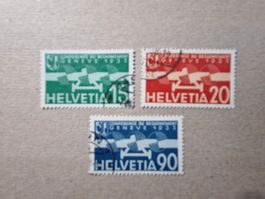 Flugpost 16 - 18 gestempelt