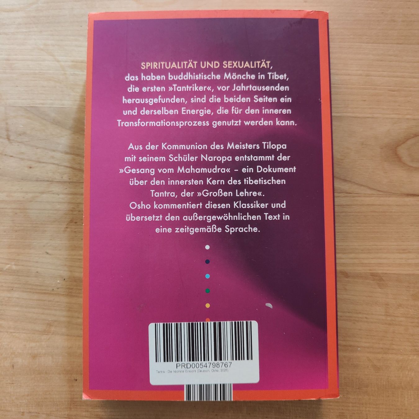 Libri: OSHO - Tantra - Die höchste Einsicht – Nuovo (secondo la descrizione) da Zollikon venduto da LAZARLA 1